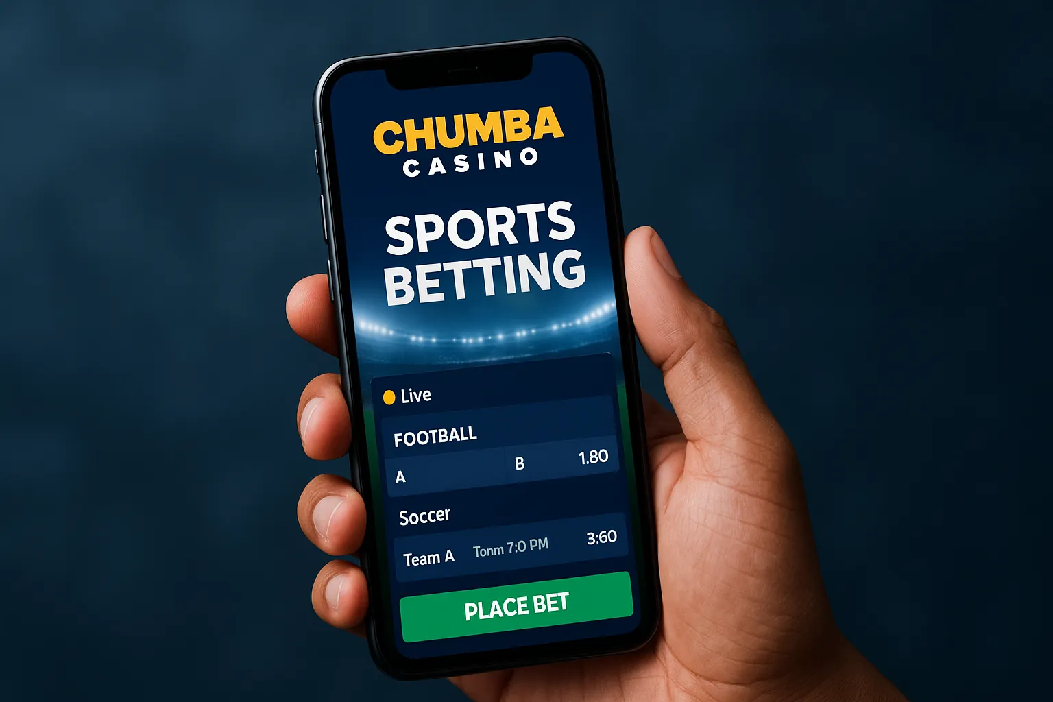 भारत में मोबाइल पर Chumba Casino पर खेलते हुए